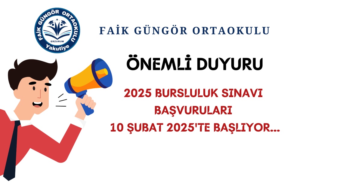 2025 BURSLULUK SINAVI BAŞVURULARI BAŞLADI...