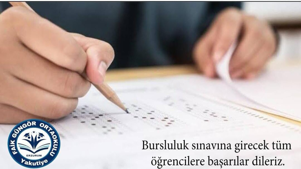 2024-2025 EĞİTİM-ÖĞRETİM YILI BURSLULUK SINAVINA GİRECEK TÜM ÖĞRENCİLERE BAŞARILAR...